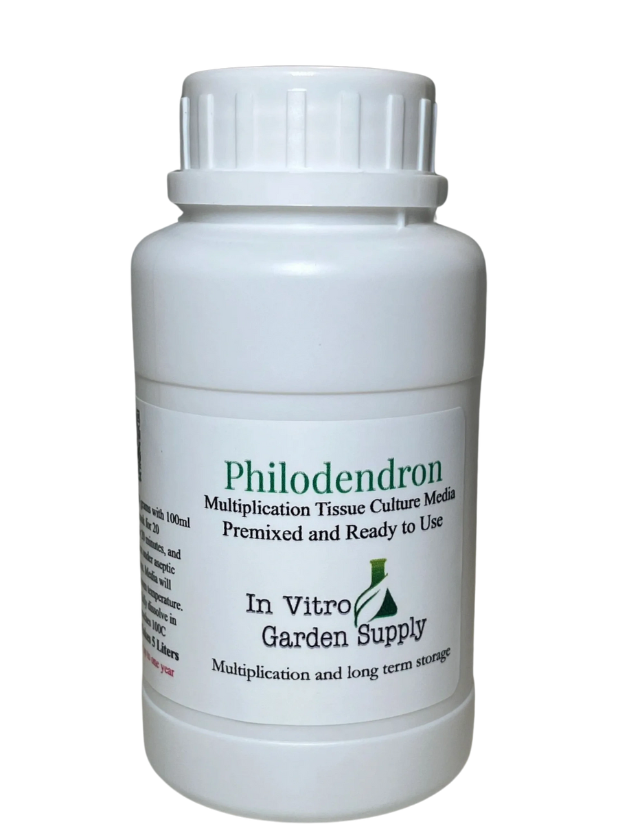 Cloning Tissue Culture Media pre-mixed for Philodendron, Hoya